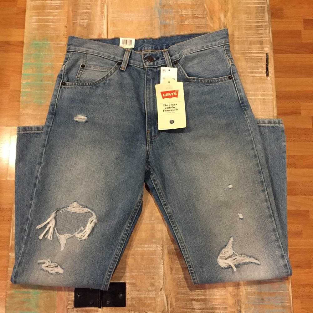 NWT Levi’s 517 Bootcut Cropped Jeans high rise - Picture 2 of 8